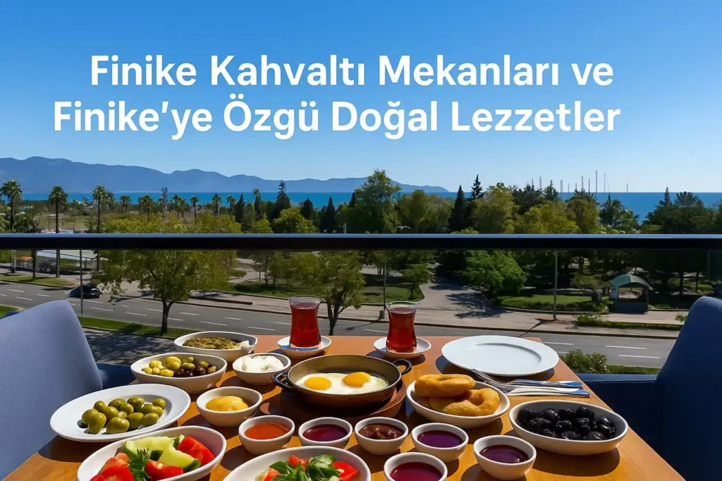 Finike Kahvaltı Mekanları ve Finikeye Özgü Doğal Lezzetler